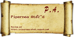 Pipernea Atád névjegykártya